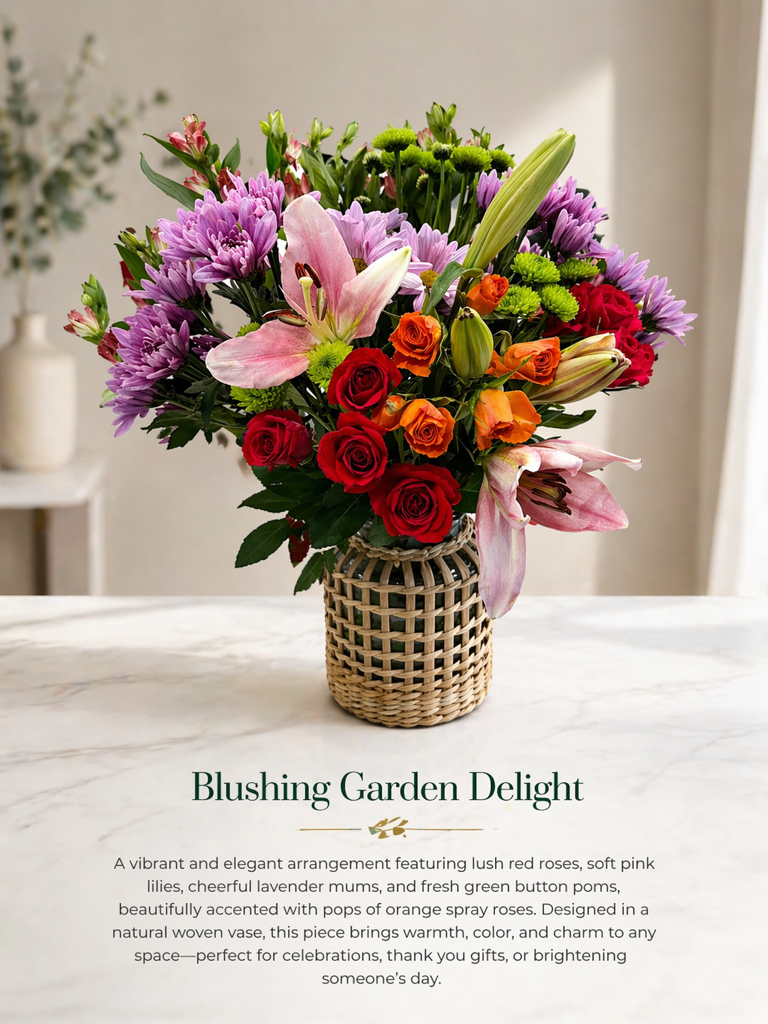 Blushing Garden Delight