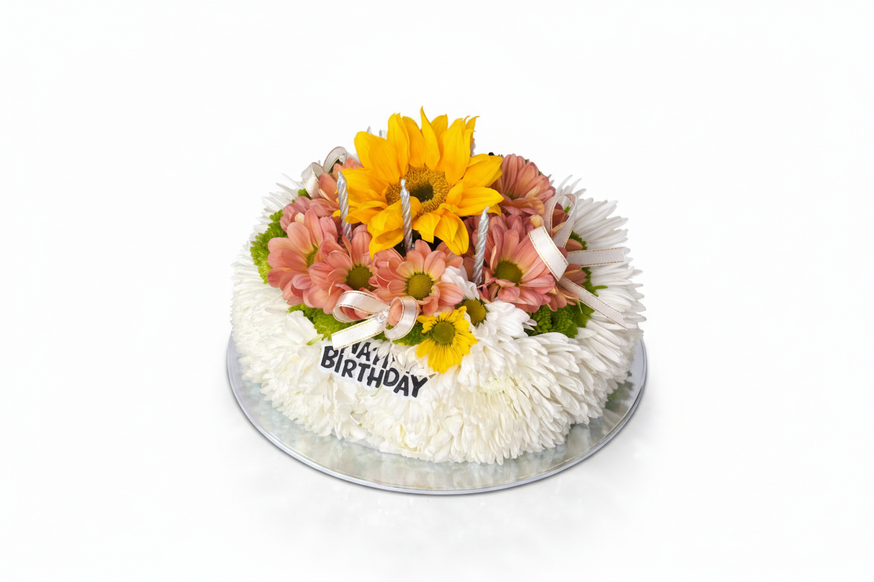 Sunflower Birthday Bloom Cake