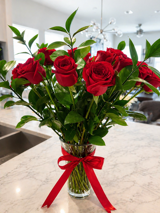 Luxury Two Dozen Red Roses