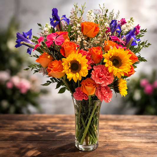 Vivid Harvest Blooms