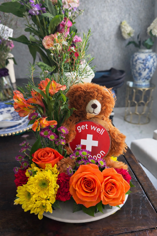 Teddy Bear Get Well Garden